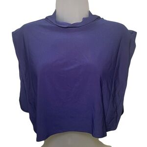 Antthony Design Originals New NWT Navy Mock-Neck Pullover Dickie Size XL/1X